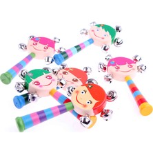 Akademiloji Renkli Ahşap Çıngırak