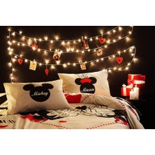 Taç Disney Minnie Mick Lisanslı Çift Kişilik Nevresim Takımı
