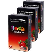 Fiesta Strawberry Prezervatif 36 Adet Condom