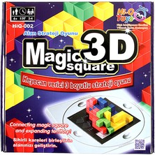 Akay Hi-Q Toys 3D Magic Square-3D Sihirli Küpler Aile Akıl ve Zeka Oyunu