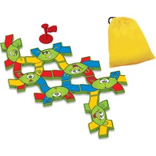 Hi-Q Toys Worms Chain (Sevimli Ahtapotlar) 6 Ayaklı Domino -Aile Zeka Oyunu