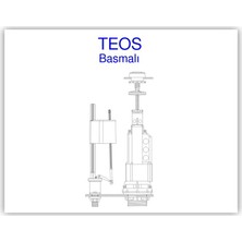 Visam Teos 614-001 Basmalı Sistem Rezervuar İç Takım