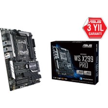 Asus Ws X299 Pro Intel X299 Lga2066 DDR4 4200 M2 Usb3.1 2Xlan Atx(Ws X299 Pro) Anakart