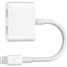 Belkin Lightning Şarj + Ses Girişi Çoğaltıcı F8J198BTWHT