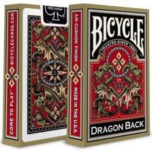 Bilardoavm Bicycle Dragon Back Oyun Kartı Destesi ( Bicycle Koleksiyonluk Oyun Kağıdı)