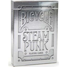 Bilardoavm Bicycle Steampunk Silver Oyun Kartı Destesi ( Bicycle Koleksiyonluk Oyun Kağıdı)