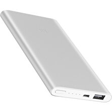 Xiaomi 5000 mAh (Versiyon 2) Taşınabilir Şarj Cihazı Gri (İnce ve Hafif Kasa)