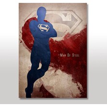 Tablomega Ahşap Tablo Superman 25x35 Cm