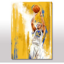 Tablomega Ahşap Tablo Stephen Curry Nba 35x50 Cm