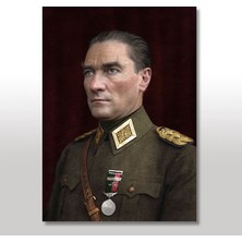 Cakasepetim Ahşap Tablo Mustafa Kemal ATATÜRK 25x35 Cm