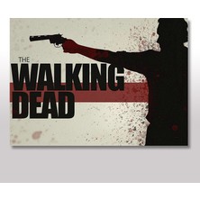 Cakasepetim Ahşap Tablo The Walking Dead Film Afişi 25x35 Cm