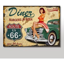 Cakasepetim Ahşap Tablo Retro Afiş 25x35 Cm