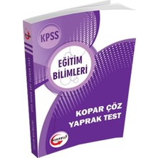 Kısayol Kpss Eğitim Bilimleri Kopar Çöz Yaprak Test