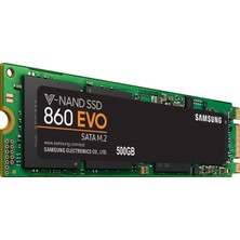 Samsung 860 Evo 500GB 550MB-520MB/s  M.2 2.5" SSD (MZ-N6E500BW)