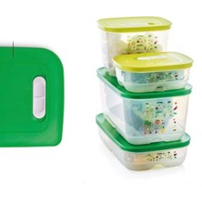 Tupperware Sera Set 4'Lü ( Midi Saklama Kabı ) Hasgül