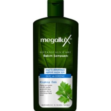 Megallux Botanicals Care Zayıf, Dökülmeye Eğilimli Saçlar İçin Güç Ve Direnç Şampuanı 500 Ml Kişniş Özlü