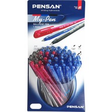 Pensan My-Pen Tükenmez Kalem M/S/K 60Lı Stand