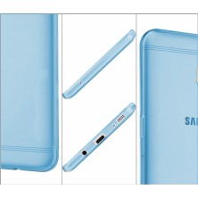 Microsonic Samsung Galaxy C7 Pro Transparent Soft Kılıf Beyaz