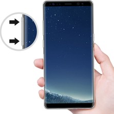 Microsonic Samsung Galaxy Note 8 Transparent Soft Kılıf Beyaz