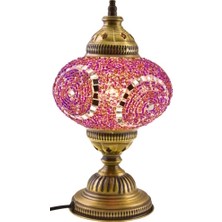 Masaüstü Mozaik Çalışma Masası Abajur Lamba Gece Lambası