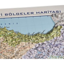 35X50 Kabartma Türkiye Bölgeler Haritası