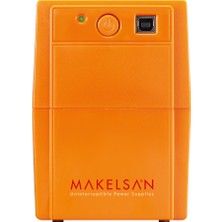 Makelsan Lion+ 650 VA USB (1x 7AH) 5-10dk UPS MU00650L11PL005