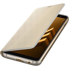 Samsung Galaxy Altın A8 (2018) Neon Flip Kılıf-EF-FA530PFEGWW