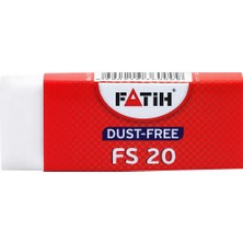 Fatih Fs20 Beyaz Silgi 1 Adet Yerli Üretim PVC İçermeyen Doğa Dostu Kalem İzleri İçin İdeal