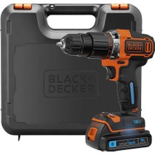 Black & Decker BDCHD18KST 18Volt/1.5Ah Li-ion 2 Vitesli Darbeli Matkap + Powerbank