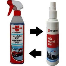 Würth Buz Çözücü 500 Ml + Buğu Önleyici 170 Ml