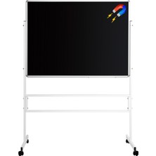 Penguen 100 Cm X 200 Cm Mobil Ayaklı Tek Yüzlü Manyetik Kara Tahta (Brifing Tahtası, Tebeşir Tahtası)