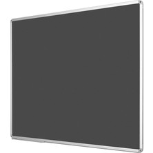 Penguen 120 Cm  X 150 Cm  Alüminyum Çerçeve Duvara Monte Gri Kumaşlı Pano