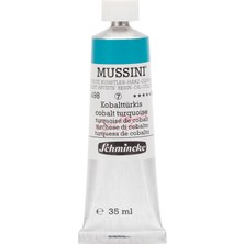 Schmincke Mussini Yağlı Boya 35ml. Seri 7 N:498 Cobalt Turquoise