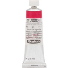 Schmincke Mussini Yağlı Boya 35ml. Seri 4 N:363 Translucent Magenta