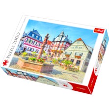 Art Puzzle Market Square Heppenheım 3000 Parça Unisex Çocuk Puzzle