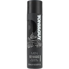 Toni & Guy Erkekler İçin 2si 1 Arada Kepeğe Karşı Etkili Şampuan & Saç Kremi 250 ml