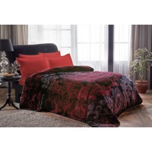 Taç 220X240 Çift Kişilik Battaniye-Valencia-Kırmızı