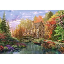 Art Puzzle Cottage By The Lake 1500 Parça Unisex Çocuk Puzzle