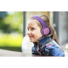 Philips SHK2000PK Kablolu Kulak Üstü Çocuk Kulaklığı 85dB - Pembe Mor