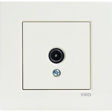 Viko Karre Krem Tv Priz Sonlu Çerçeveli