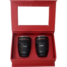 Mnk Canon Objektif Tasarım 2'li Shot Bardak Seti