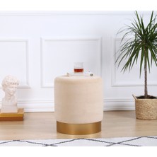 Lorence Home Memfis Puf - Krem
