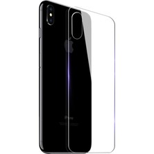 Microcase Apple iPhone X Arka Tempered Glass Cam Ekran Koruyucu