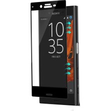 Microcase Sony Xperia XZ Çerçeveli Tempered Glass Cam Ekran Koruyucu