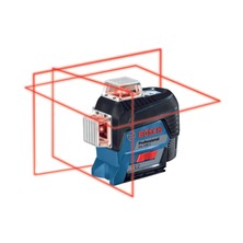 Bosch GLL 3-80 C + BM1 + 12 V Akü Çizgili Hizalama Lazeri