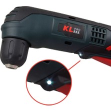 KL Pro  Kldam1020 10,8Volt/2.0Ah Li-İon Çift Akülü Profesyonel Dik Açılı Matkap