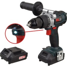 KL Pro  Klnm1820B 18Volt/2.0Ah Li-İon Çift Akülü Kömürsüz Profesyonel Vidalama