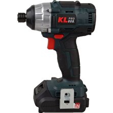 KL Pro  Kldv1820B 18Volt/2.0Ah Li-İon Çift Akülü Kömürsüz Profesyonel Darbeli Tornavida