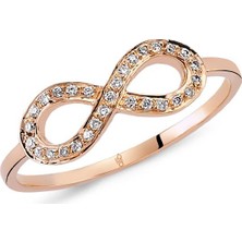 Harem Altın 18 Ayar Altın Pırlanta Sonsuzluk Yüzük 47185