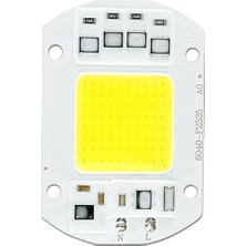 Robotekno Power Led COB Led 50W 220V AC Projektör Çip - Beyaz Işık